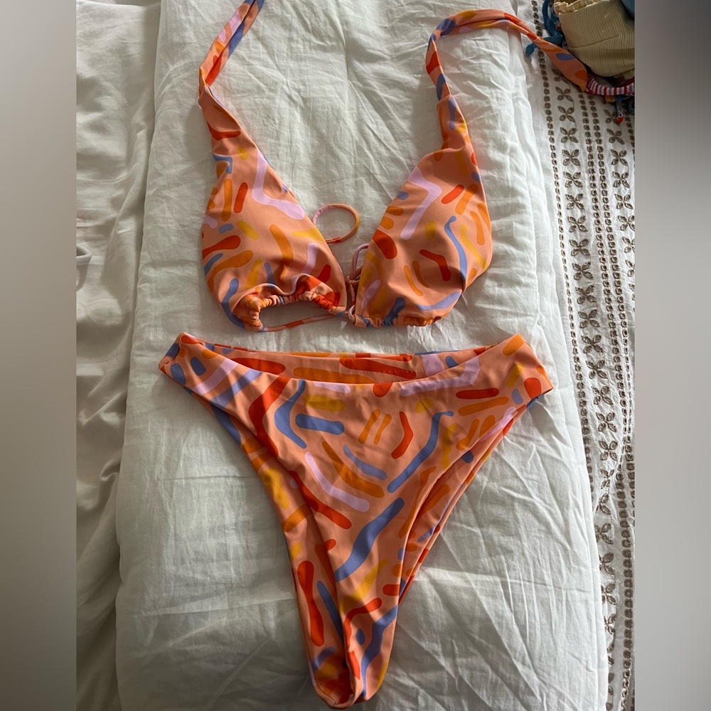 Aurellle Orange Sprinkle Bikini